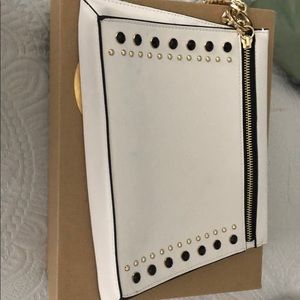 Clutch white purse